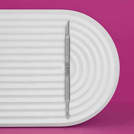 Spatola per manicure (pusher obliquo + lama piegata) EXPERT 90 TYPE 4.2