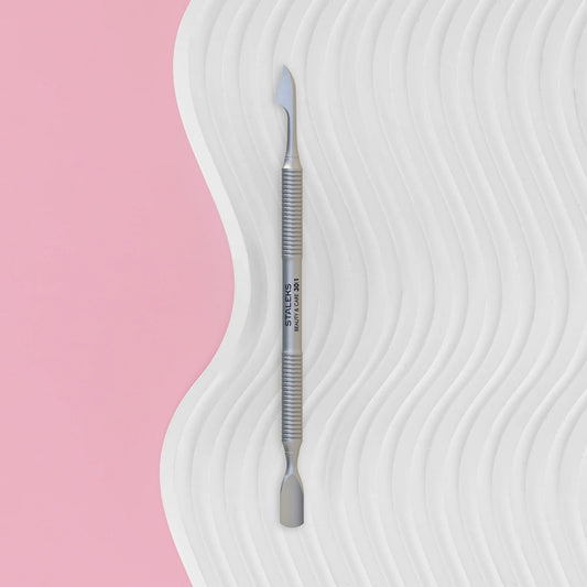 Spatola per manicure (pusher arrotondato + ascia) BEAUTY & CARE 30 TYPE 1