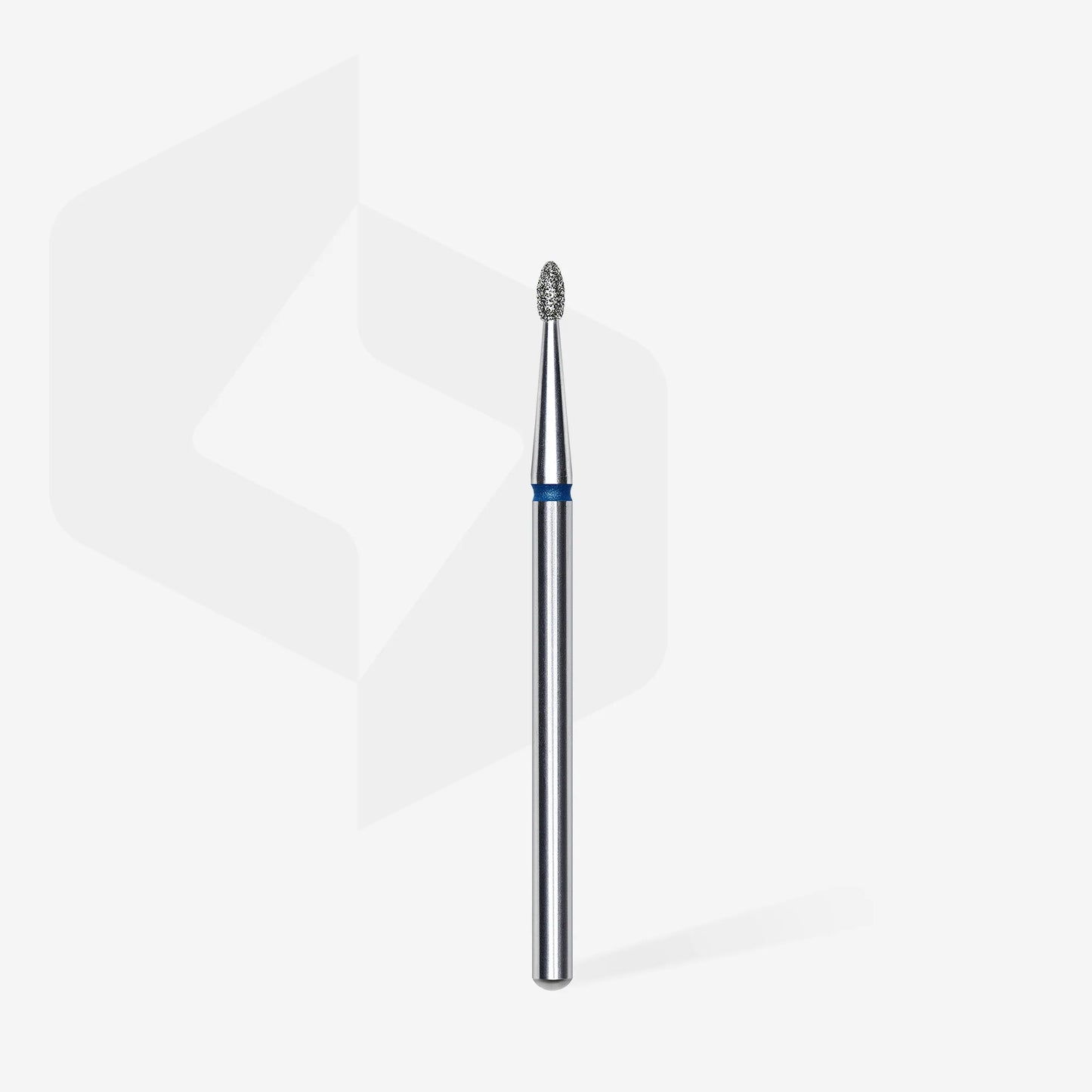 Punta diamantata gemma, blu, diametro 1.6 mm - lunghezza punta 3.4 mm