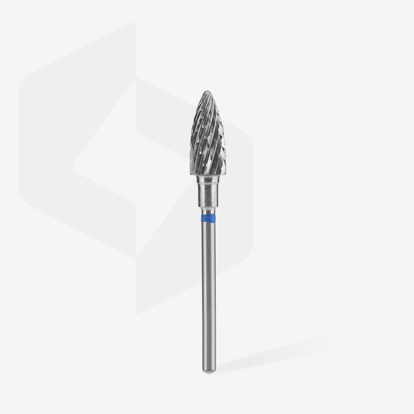 Punta fresa a forma di pigna in metallo duro, blu EXPERT, diametro 6 mm / parte lavorante 14 mm