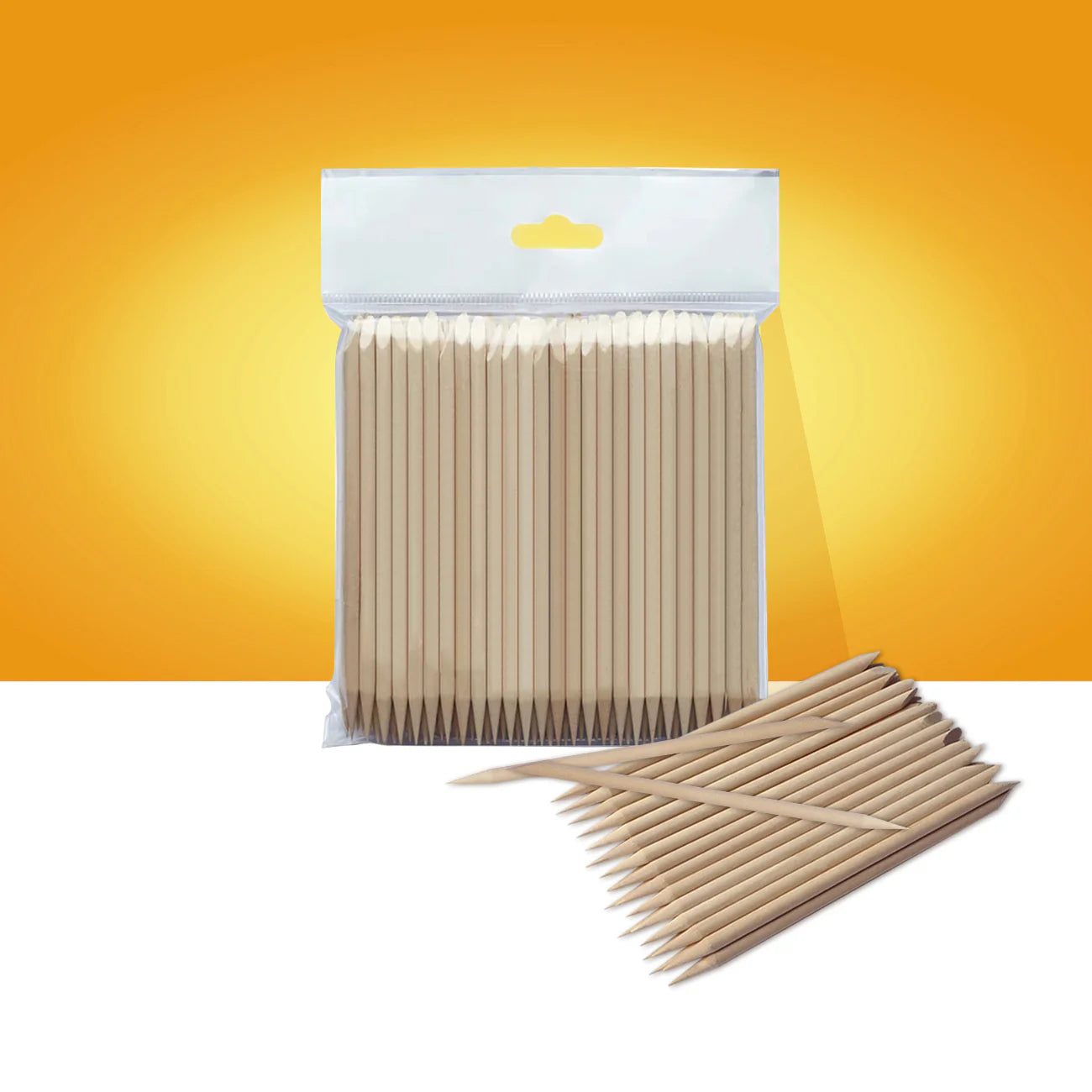 Bastoncino d’arancio per manicure STALEKS PRO, in legno 110 mm