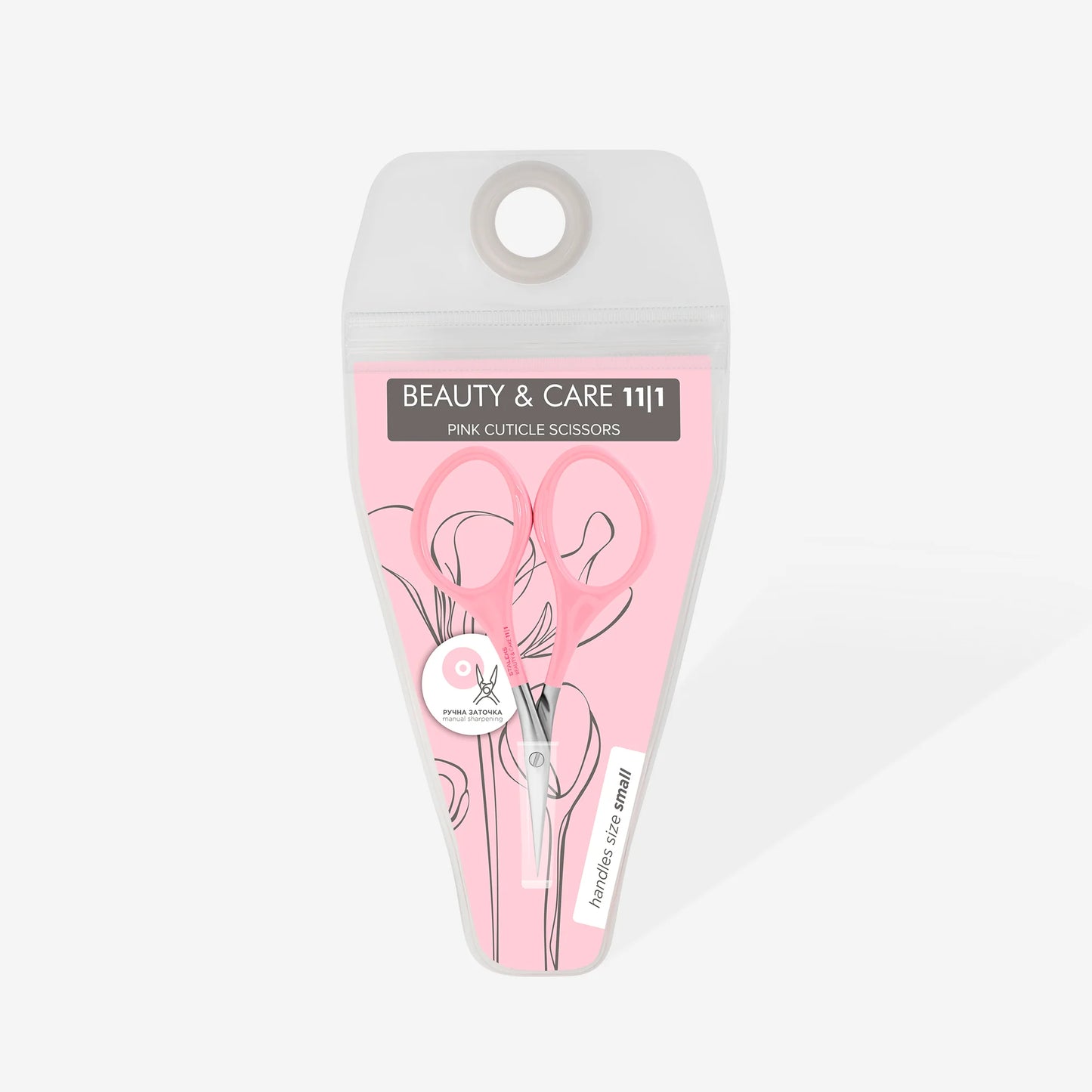 Forbici per cuticole rosa BEAUTY & CARE 11 TIPO 1