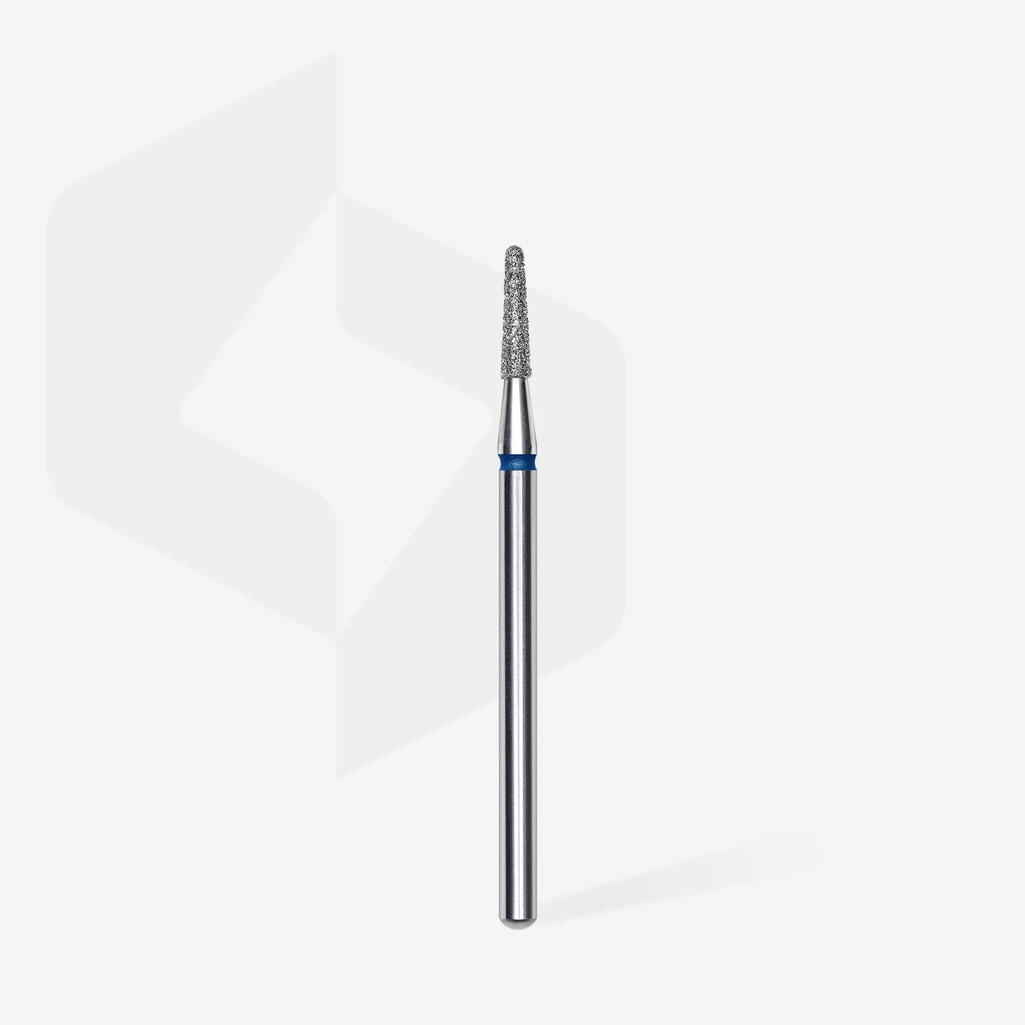 Punta diamantata tronco, blu, diametro 1.8 mm - lunghezza punta 8 mm
