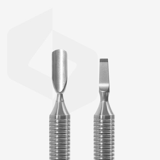 Cava Spatola per manicure (pusher arrotondato + lama diritta) EXPERT 100 TYPE 5