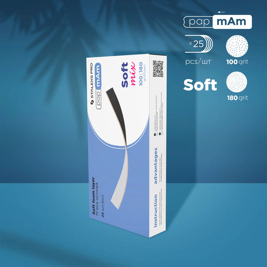 File di ricambio bifacciali PapmAm mix (base morbida) EXPERT (25 pezzi)