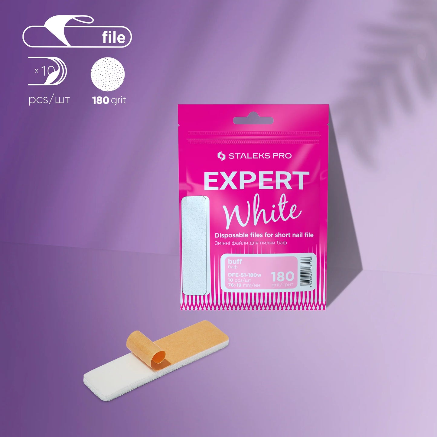 Ricambi per lima corta (smerigliatrice a base di schiuma) EXPERT 51 (10 pezzi)
