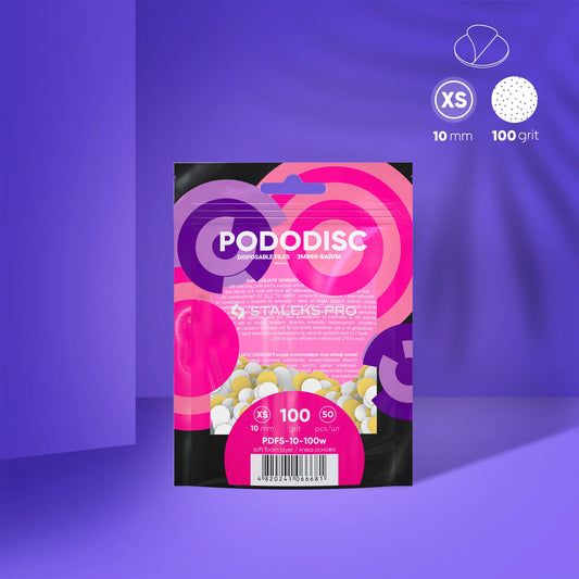 Lime di ricambio su base morbida per il disco per pedicure PODODISC STALEKS PRO XS (50 pezzi)