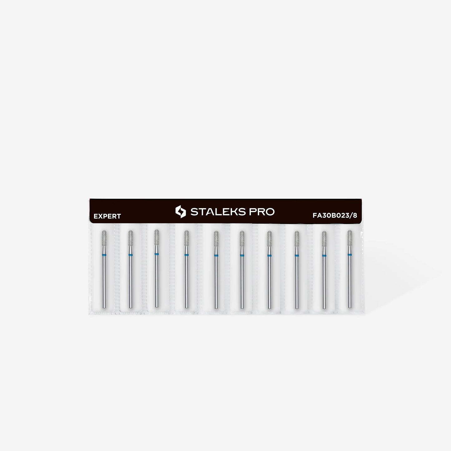 Punta diamantata cilindro tondo, blu, diametro 2.3 mm - lunghezza punta 8 mm