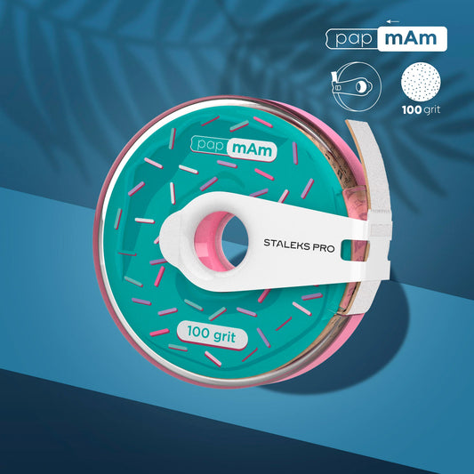 Nastro di ricambio PapmAm in una bobina di plastica Bobbinail STALEKS PRO