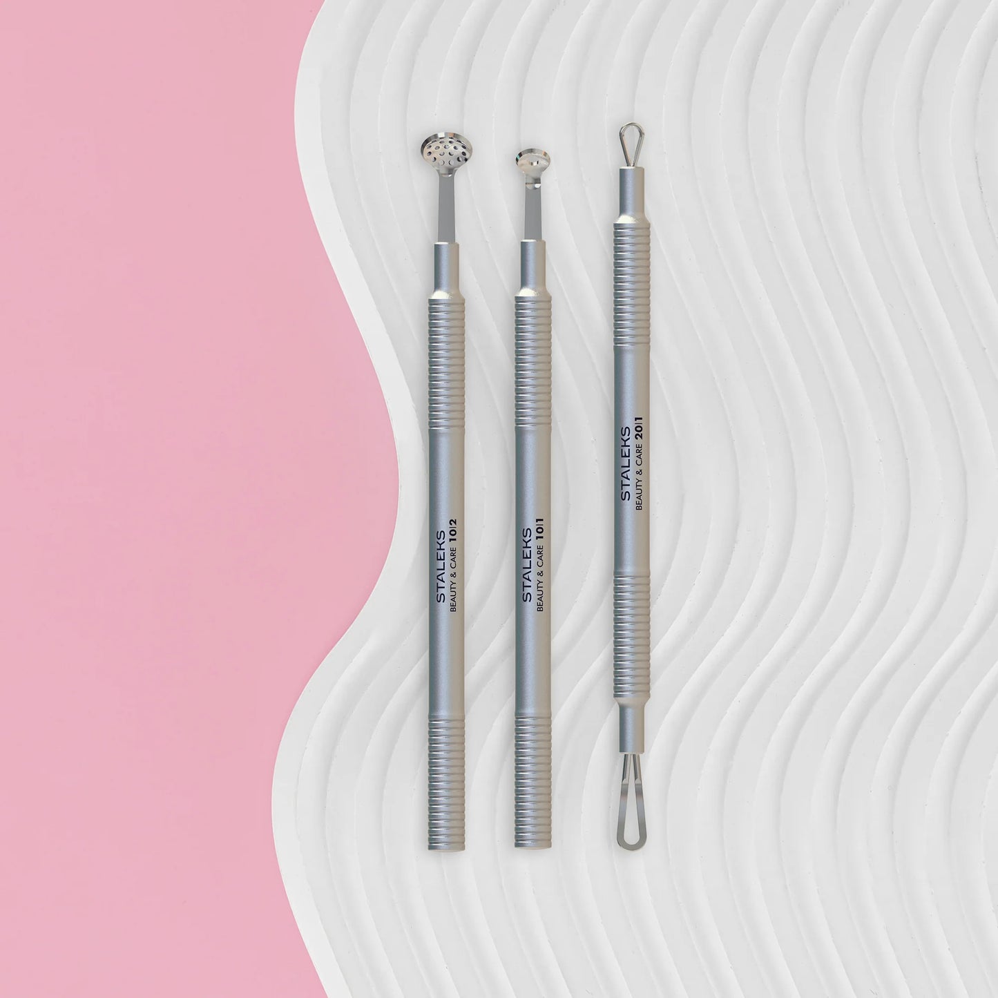 Kit "pelle pura" (Uno + scanalato 19 buche + anello a doppia faccia)