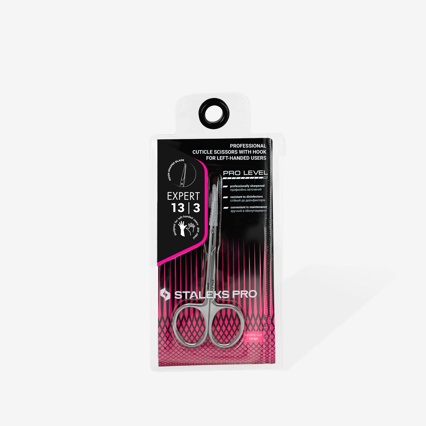 Forbici professionali per cuticole con gancio per mancini EXPERT 13 TYPE 3