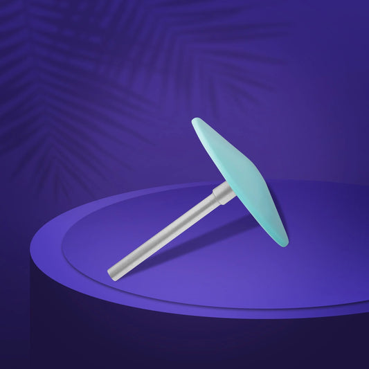 Disco per pedicure smussato in plastica PODODISC EXPERT L completo di lima ad anello sostituibile grana 180 (25 mm)