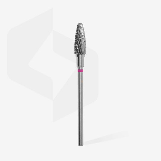 Punta carbide conica, viola, diametro 5 mm - lunghezza punta 13 mm