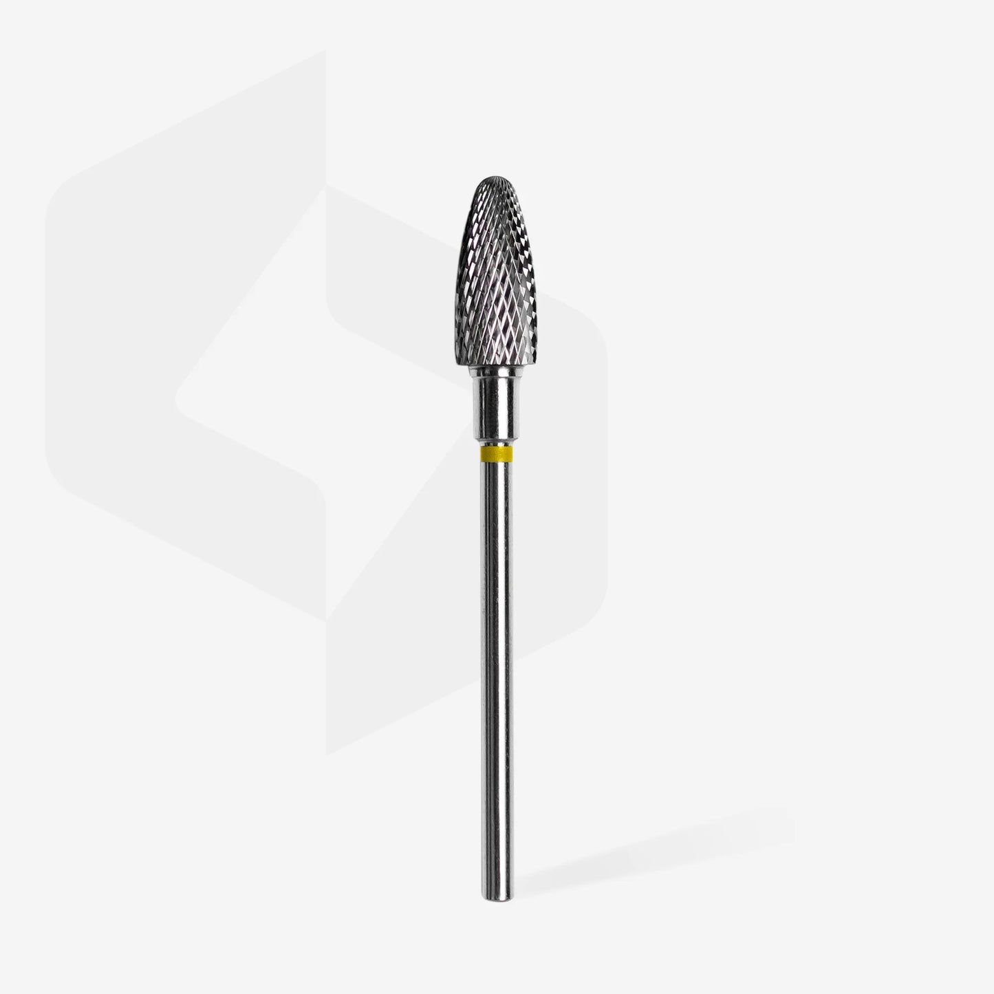 Punta carbide conica, giallo, diametro 6 mm - lunghezza punta 14 mm