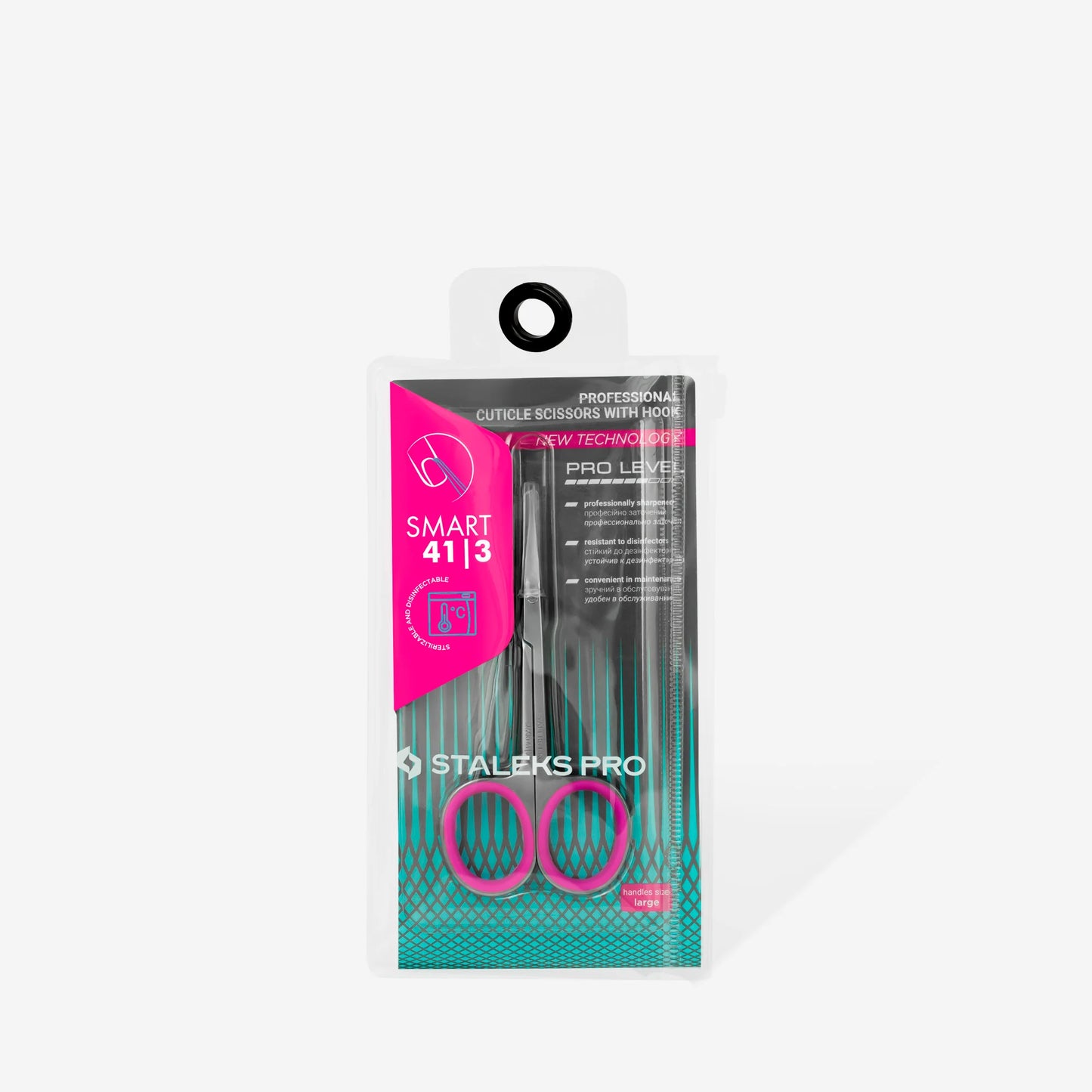 Forbici professionali per cuticole con gancio SMART 41 TYPE 3