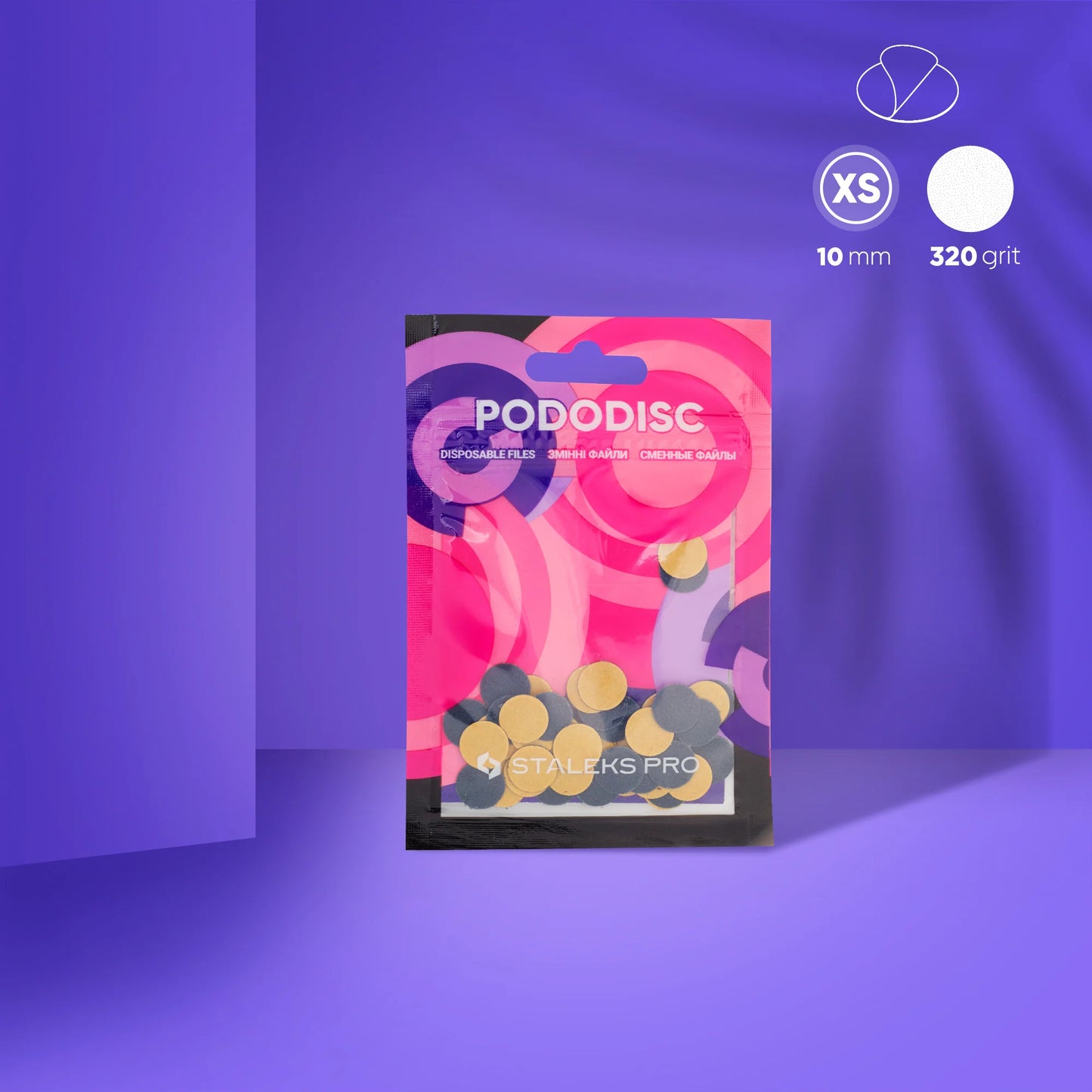 Lime di ricambio per disco per pedicure PODODISC STALEKS PRO XS (50 pezzi)