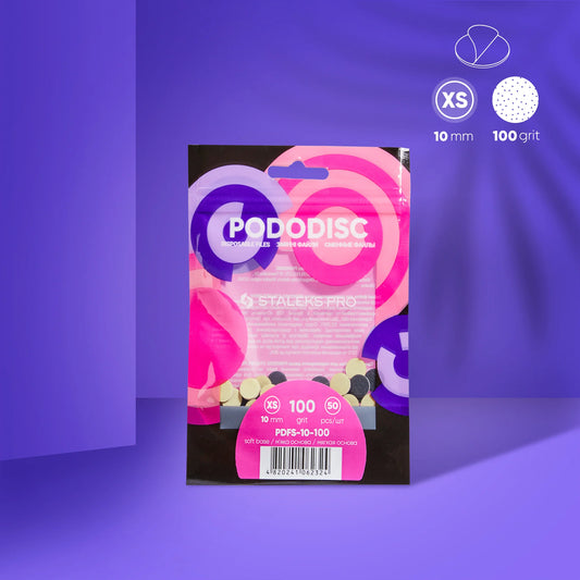 Lime di ricambio su base morbida per il disco per pedicure PODODISC STALEKS PRO XS (50 pezzi)