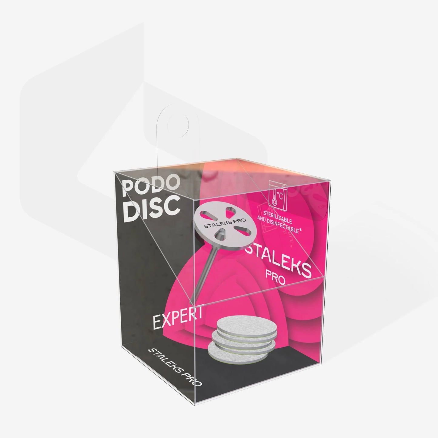Disco per pedicure PODODISC EXPERT S completo di lima sostituibile grana 180 (15 mm - 5 pezzi)