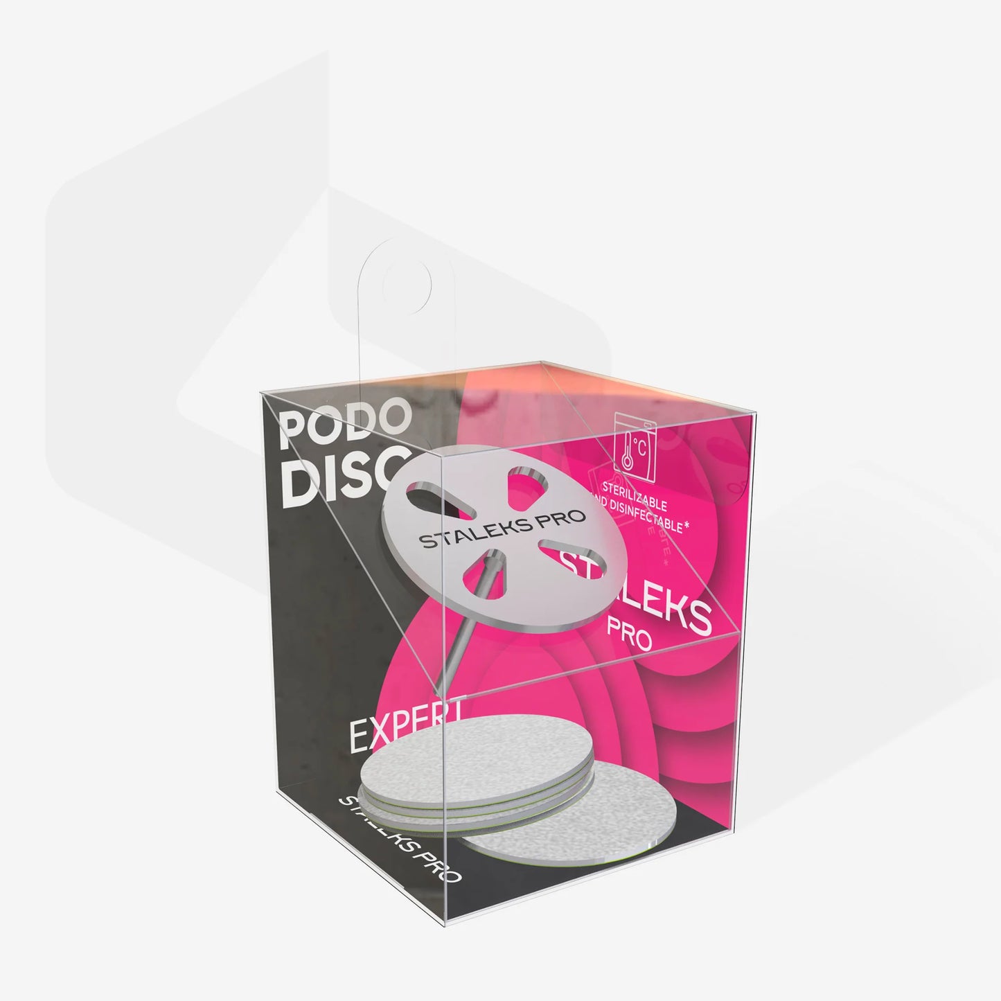 Disco per pedicure PODODISC EXPERT L completo di lima sostituibile grana 180 (10 mm - 5 pezzi)