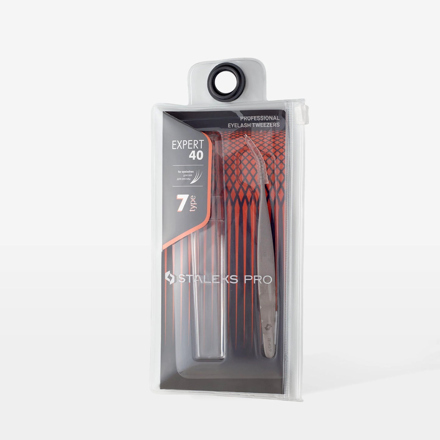 Pinzetta professionale per ciglia EXPERT 40 TIPO 7 (curva)