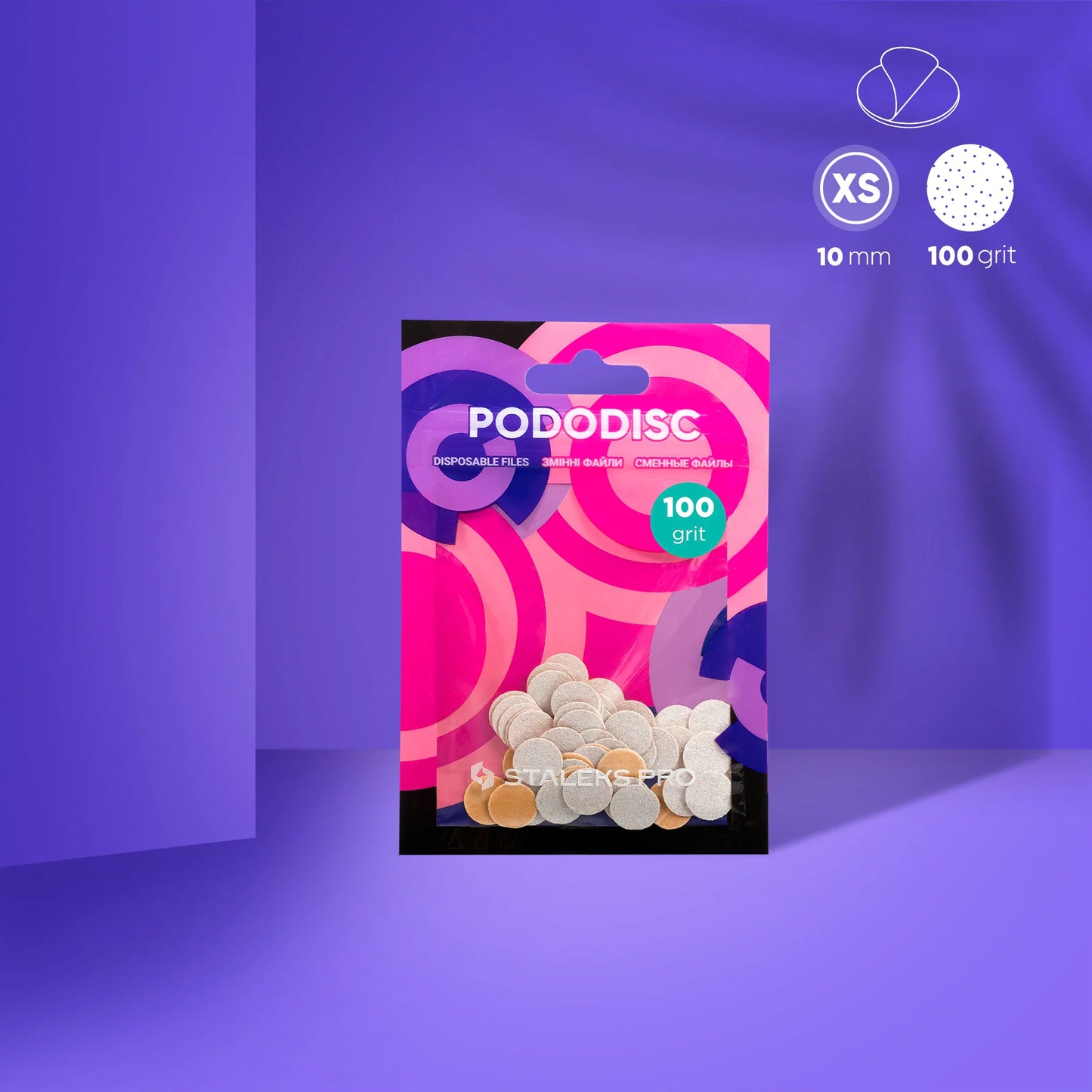 Lime di ricambio per disco per pedicure PODODISC STALEKS PRO XS (50 pezzi)