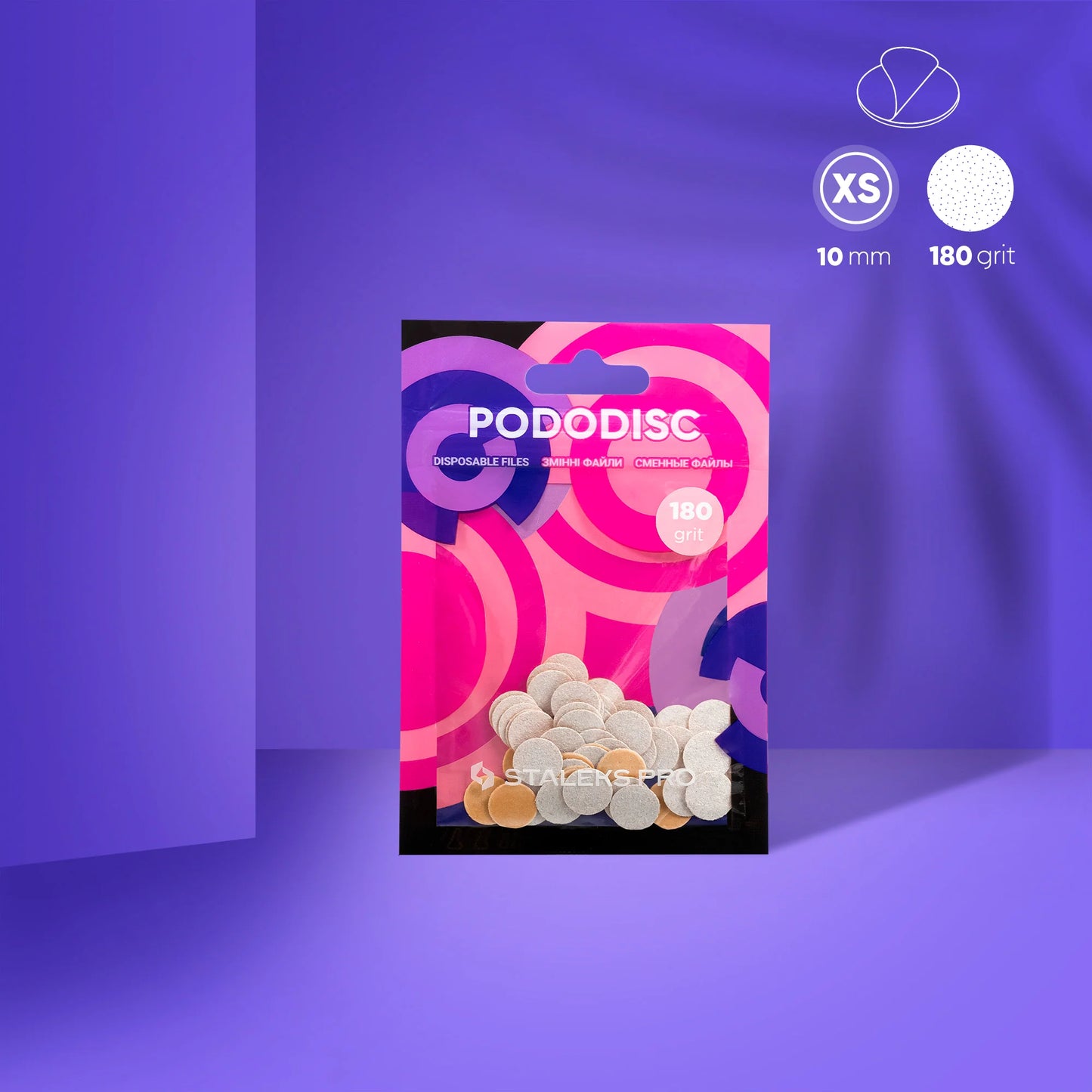 Lime di ricambio per disco per pedicure PODODISC STALEKS PRO XS (50 pezzi)