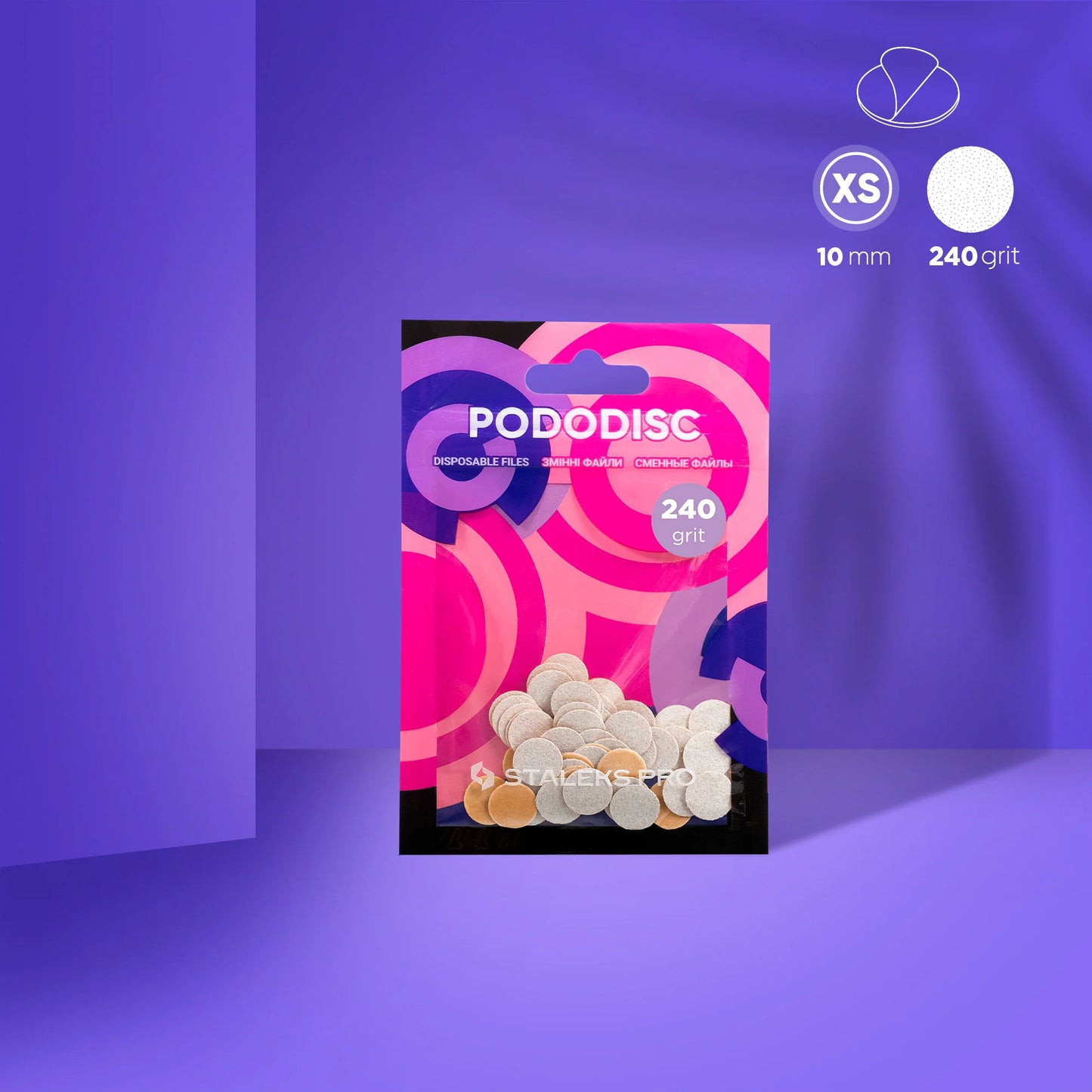 Lime di ricambio per disco per pedicure PODODISC STALEKS PRO XS (50 pezzi)