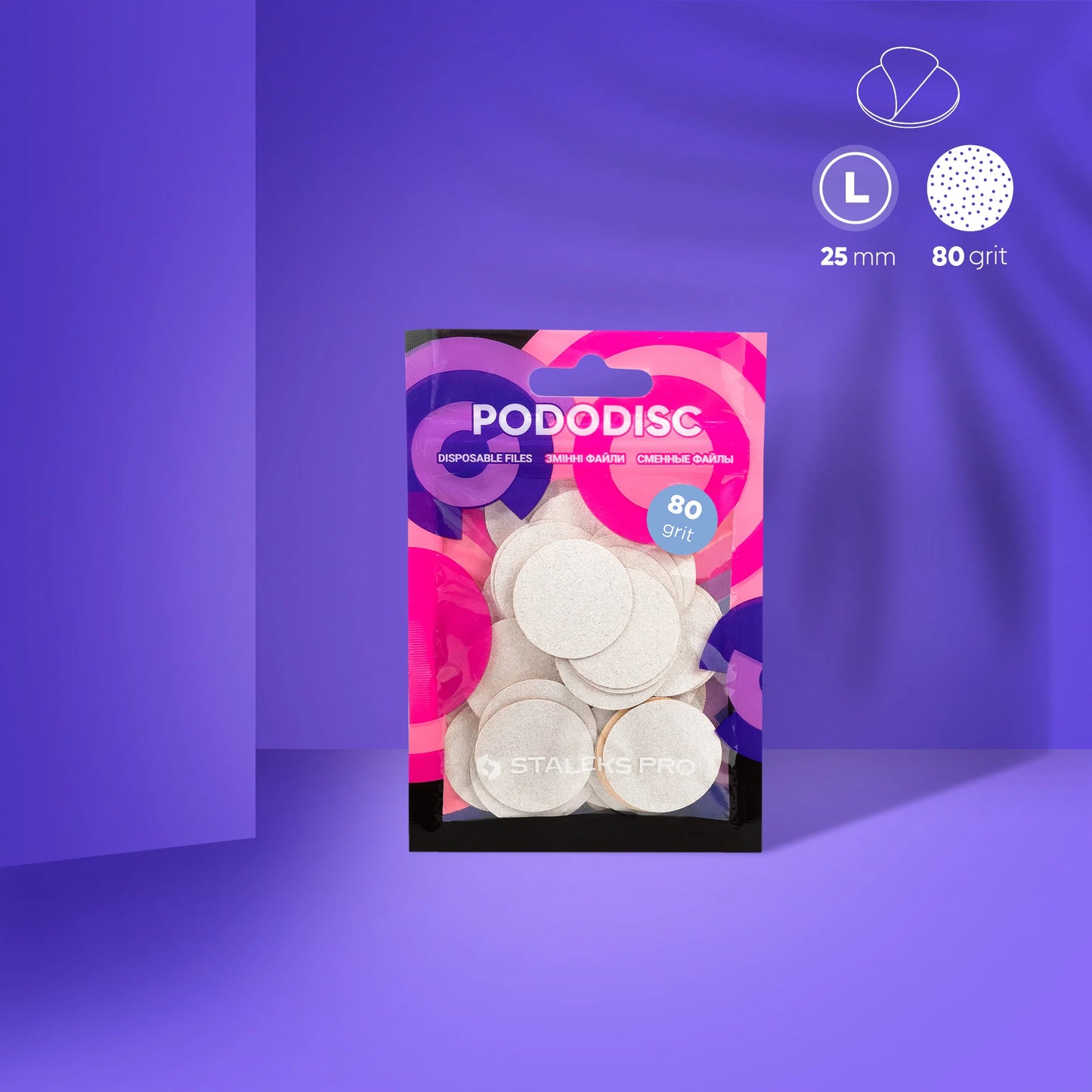 Lime di ricambio per disco per pedicure PODODISC STALEKS PRO L (50 pezzi)