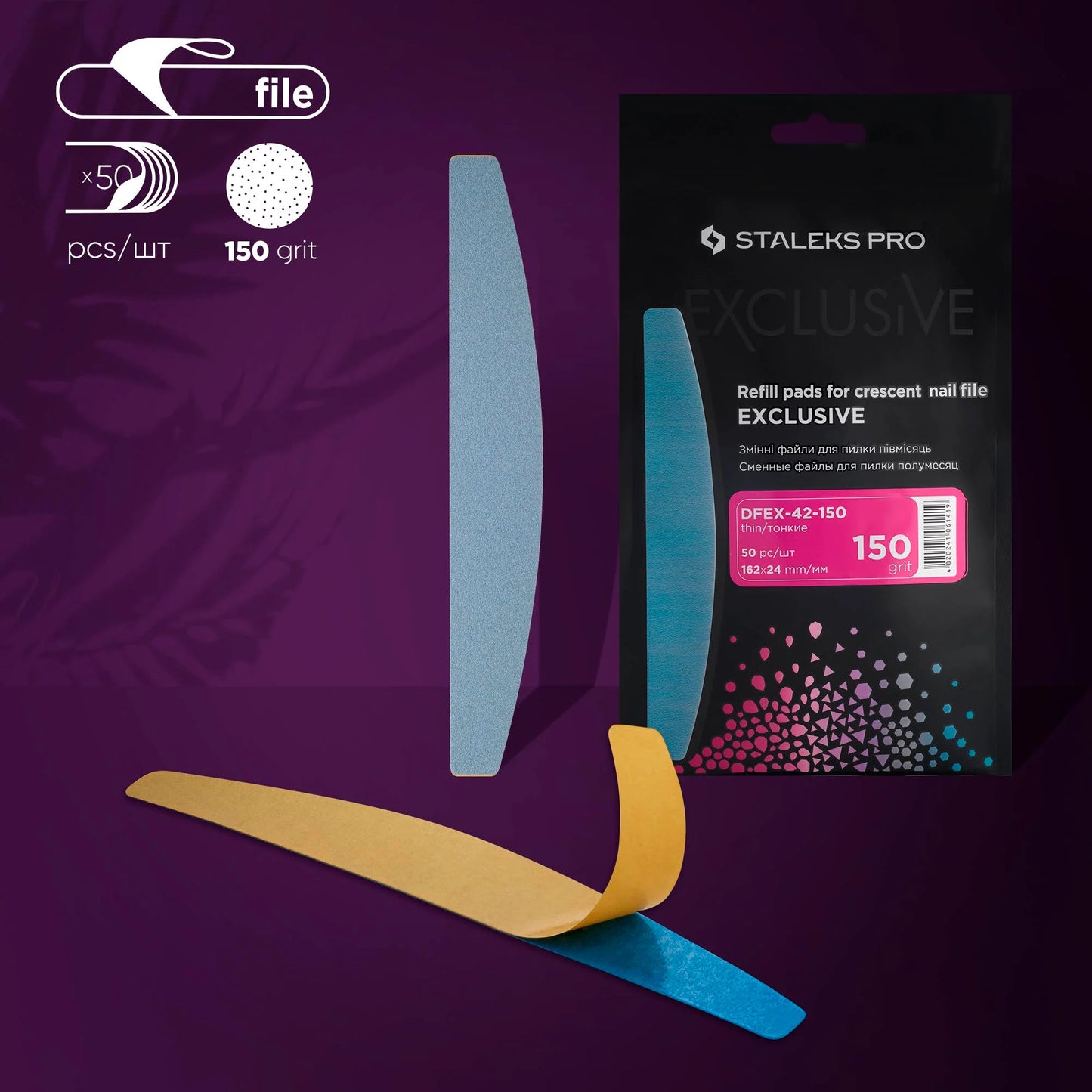 Ricambi per lima mezzaluna EXCLUSIVE 42 (50 pezzi)