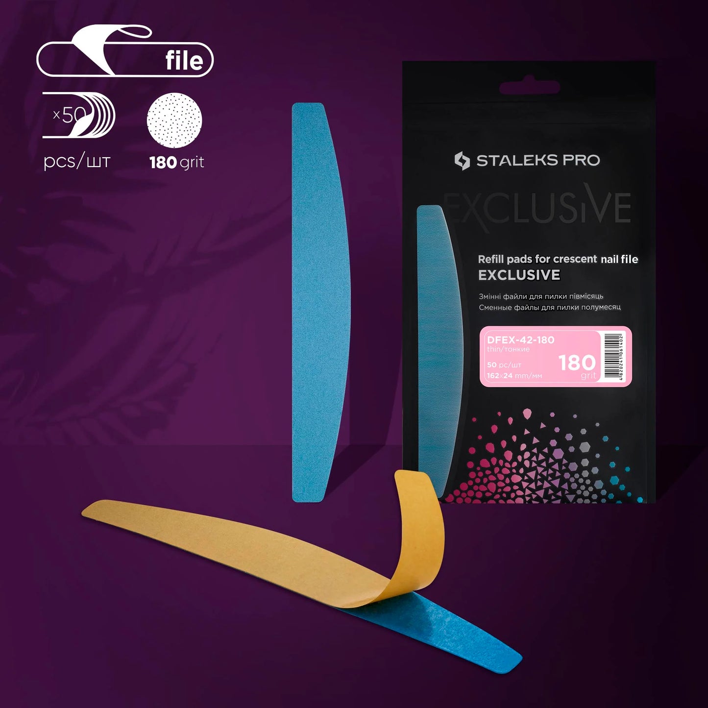 Ricambi per lima mezzaluna EXCLUSIVE 42 (50 pezzi)