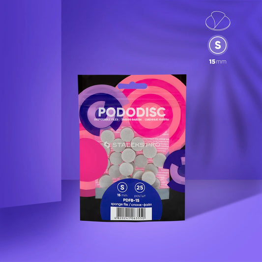File di spugna per PODODISC disco pedicure STALEKS PRO S (25 pezzi)