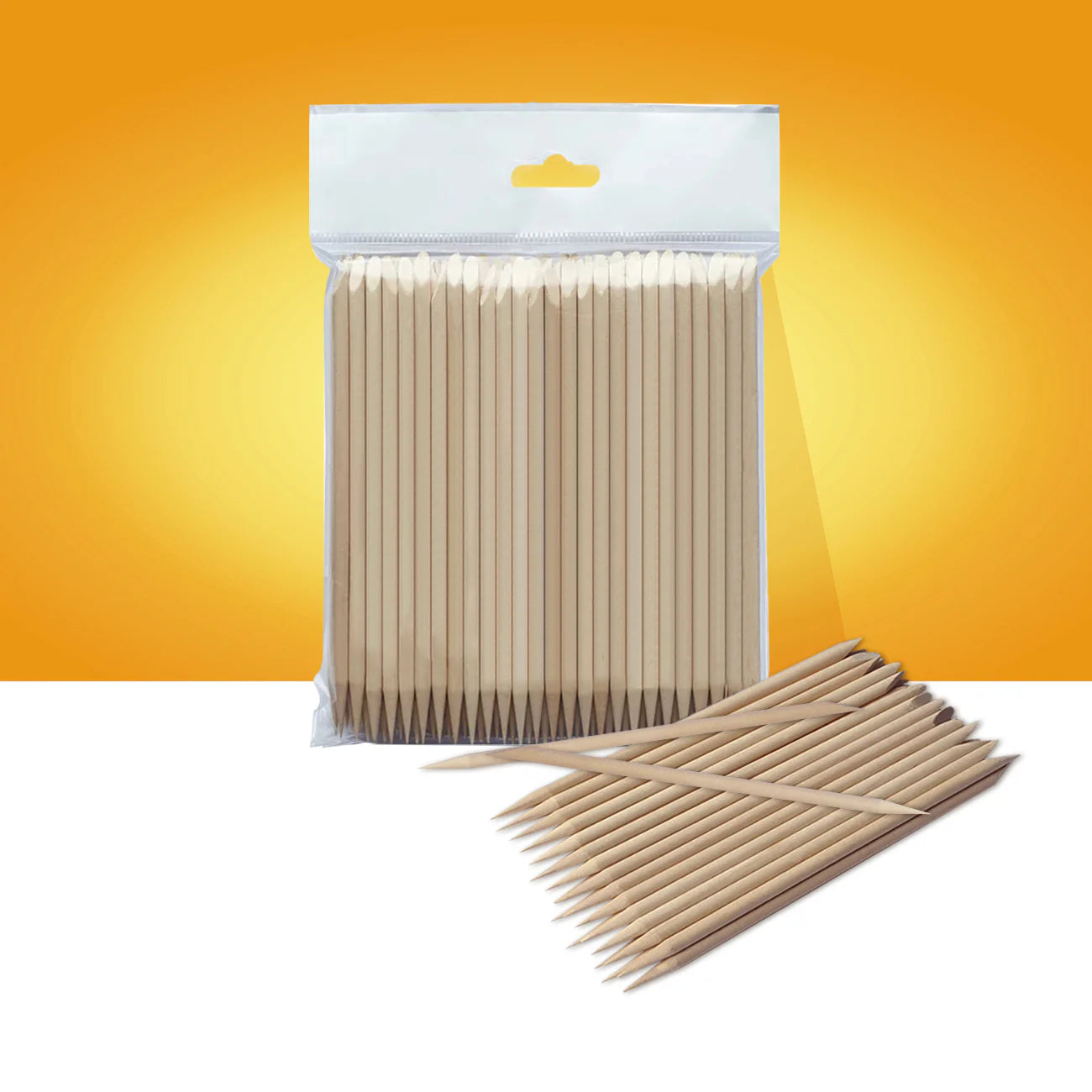 Bastoncino d’arancio per manicure STALEKS PRO, in legno 150 mm
