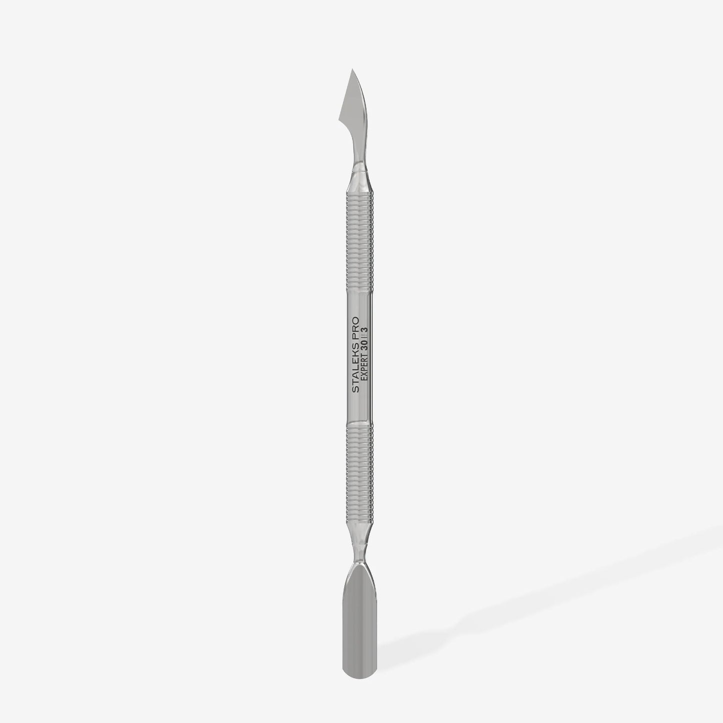 Spatola per manicure (pusher largo arrotondato + ascia) EXPERT 30 TYPE 3