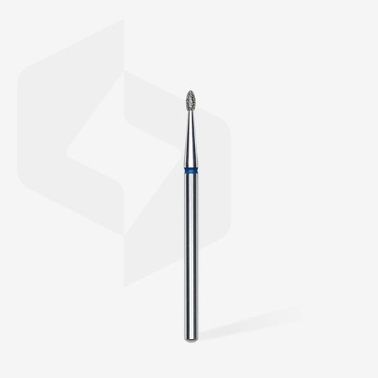 Punta diamantata gemma, blu, diametro 1.6 mm - lunghezza punta 3.4 mm