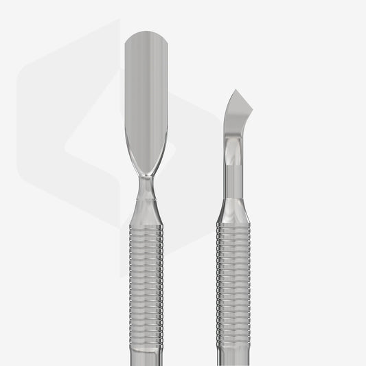 Spatola per manicure (pusher largo arrotondato + lama piegata) EXPERT 30 TYPE 4.2