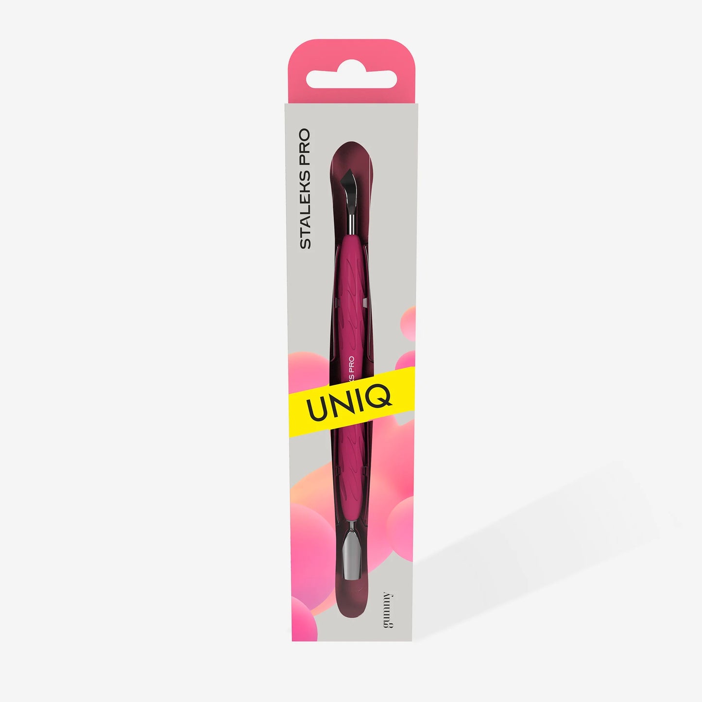 Spatola per manicure con manico in silicone "Gummy" UNIQ 10 TYPE 4.2