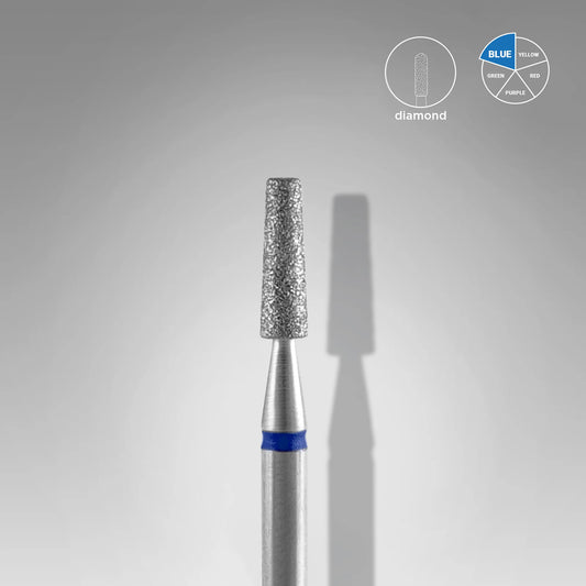 Punta diamantata "frustum", blu, diametro 2.5 mm - lunghezza punta 8 mm