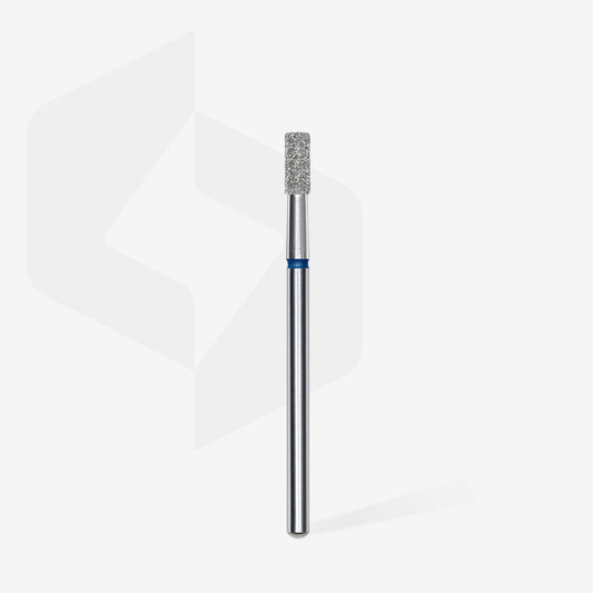 Punta diamantata cilindro, blu, diametro 2.5 mm - lunghezza punta 6 mm