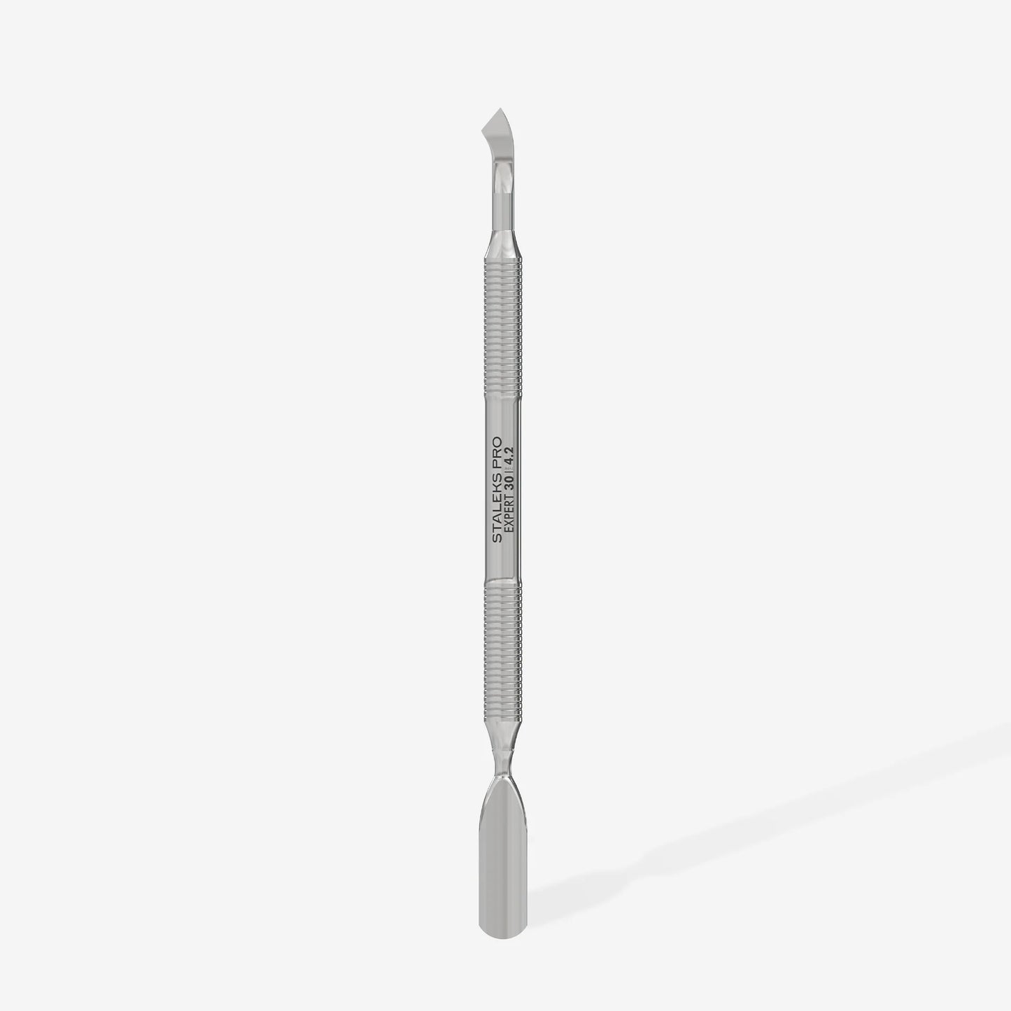 Spatola per manicure (pusher largo arrotondato + lama piegata) EXPERT 30 TYPE 4.2