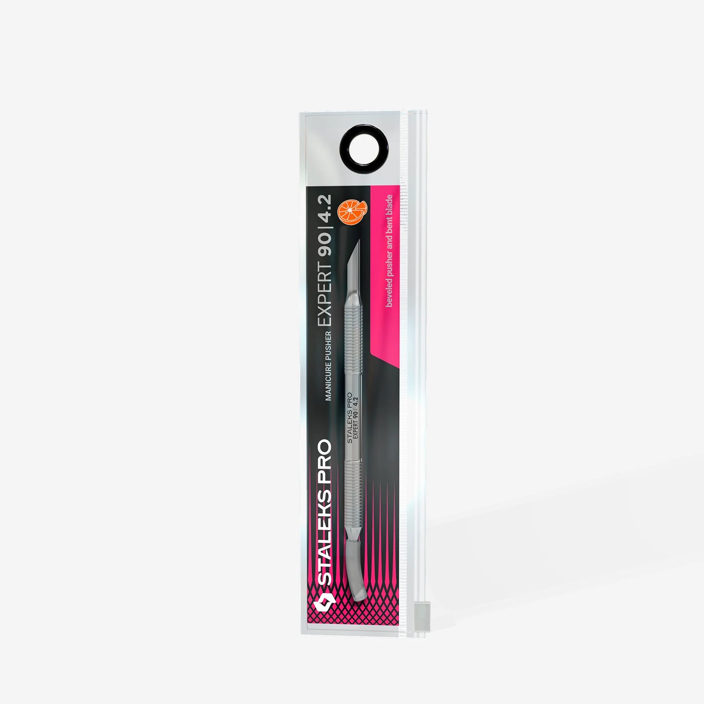 Spatola per manicure (pusher obliquo + lama piegata) EXPERT 90 TYPE 4.2