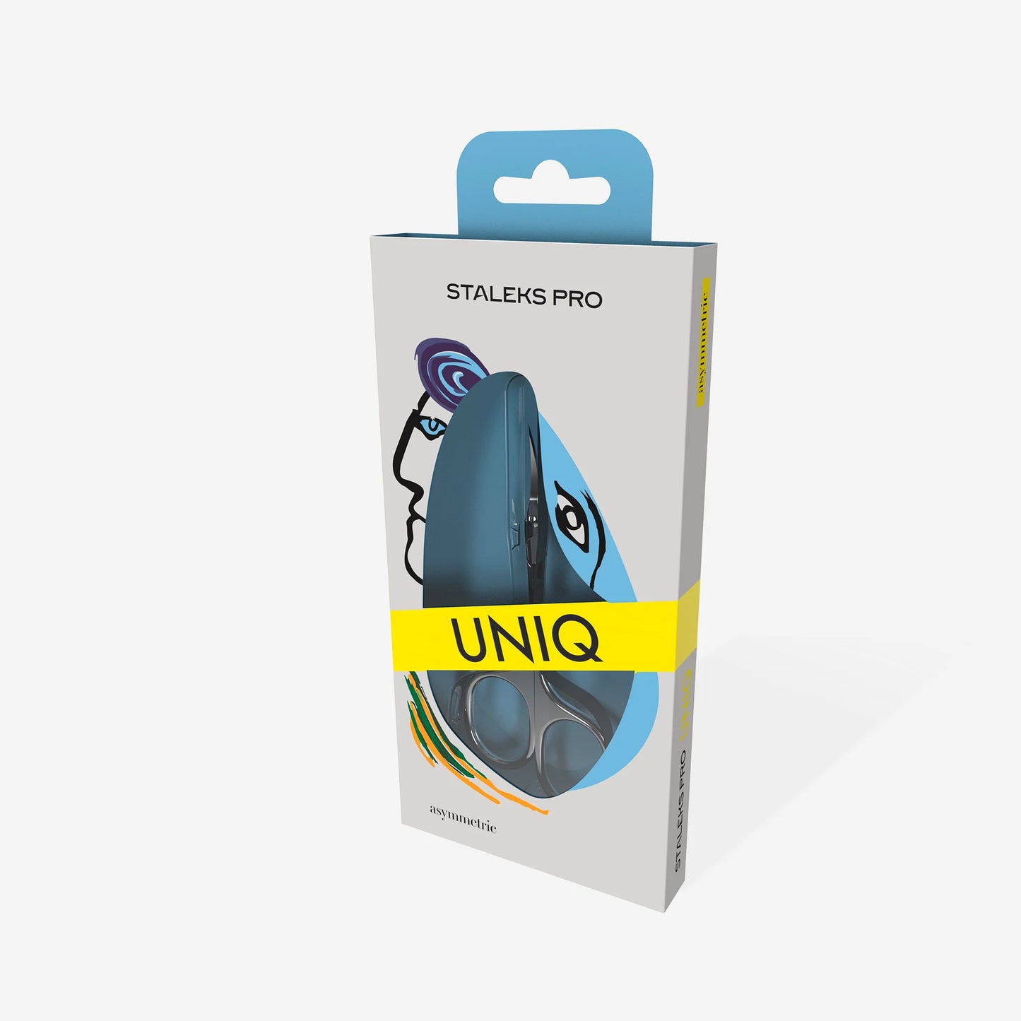 Forbici professionali per cuticole "Asymmetric" UNIQ 30 TYPE 4