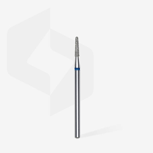 Punta diamantata tronco, blu, diametro 1.8 mm - lunghezza punta 8 mm