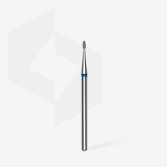 Punta diamantata gemma, blu, diametro 1.2 mm - lunghezza punta 3 mm