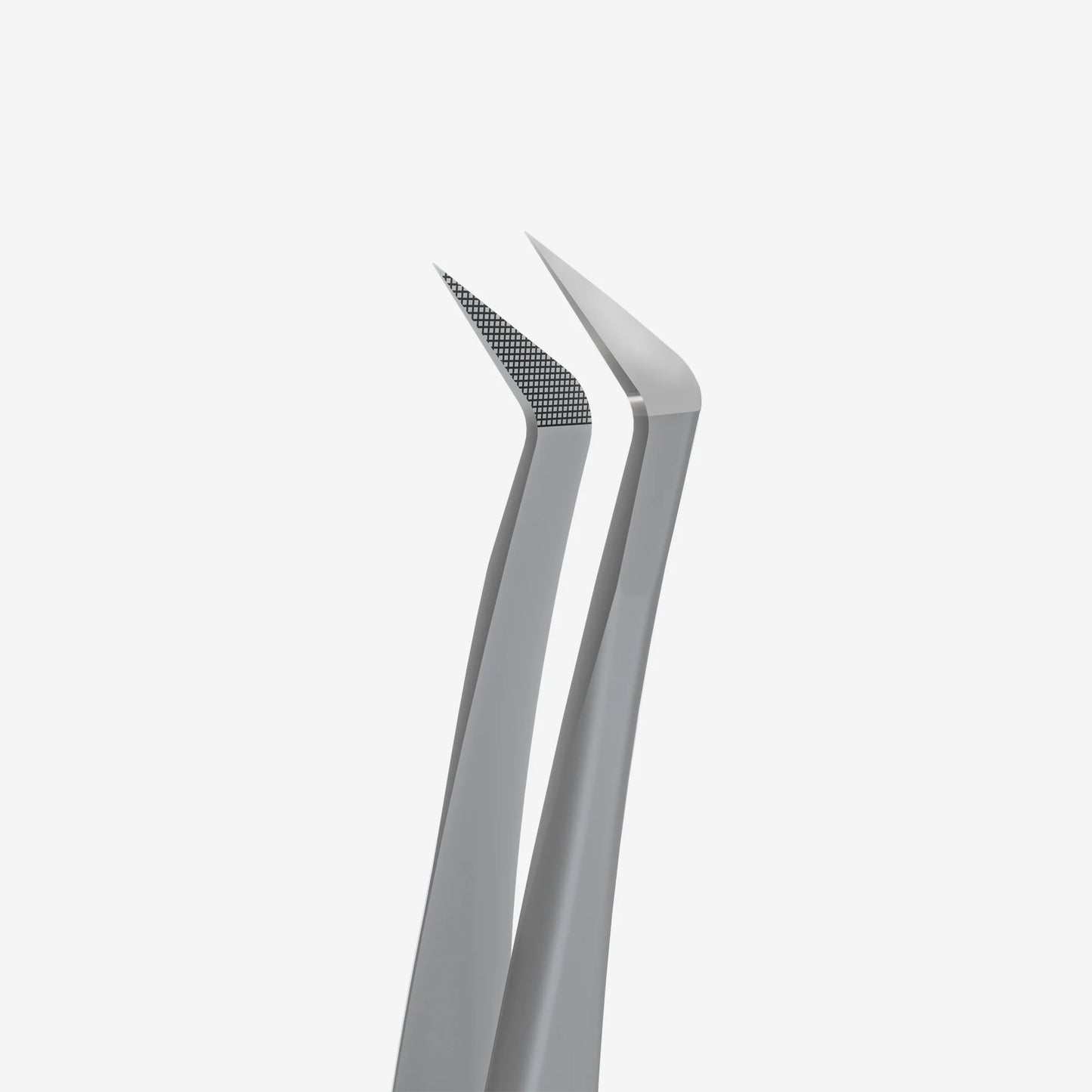 Pinzetta professionale per ciglia con nano-nodi EXPERT 44 TIPO 12 (forma a L, 65')