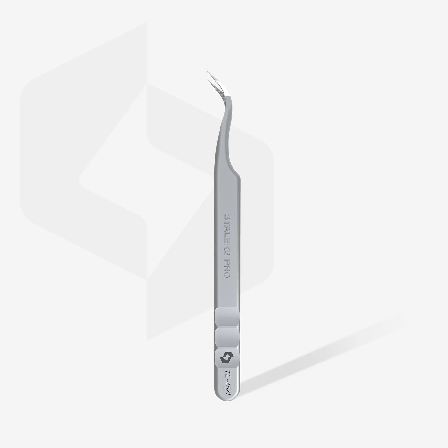 Pinzetta professionale per ciglia con nano-nodi EXPERT 45 TIPO 1 (curva)
