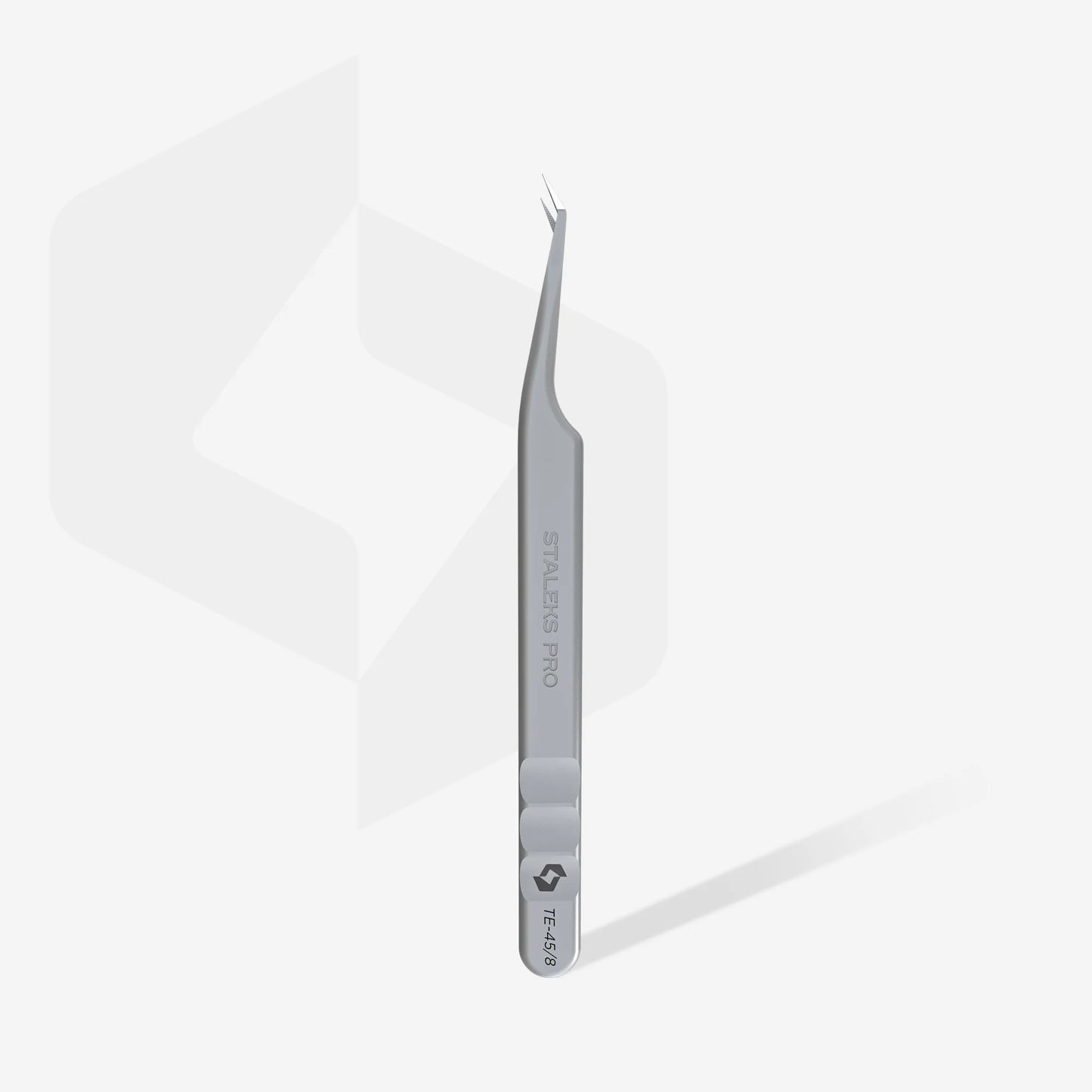 Pinzetta professionale per ciglia con nano-nodi EXPERT 45 TIPO 8 (Mini L)