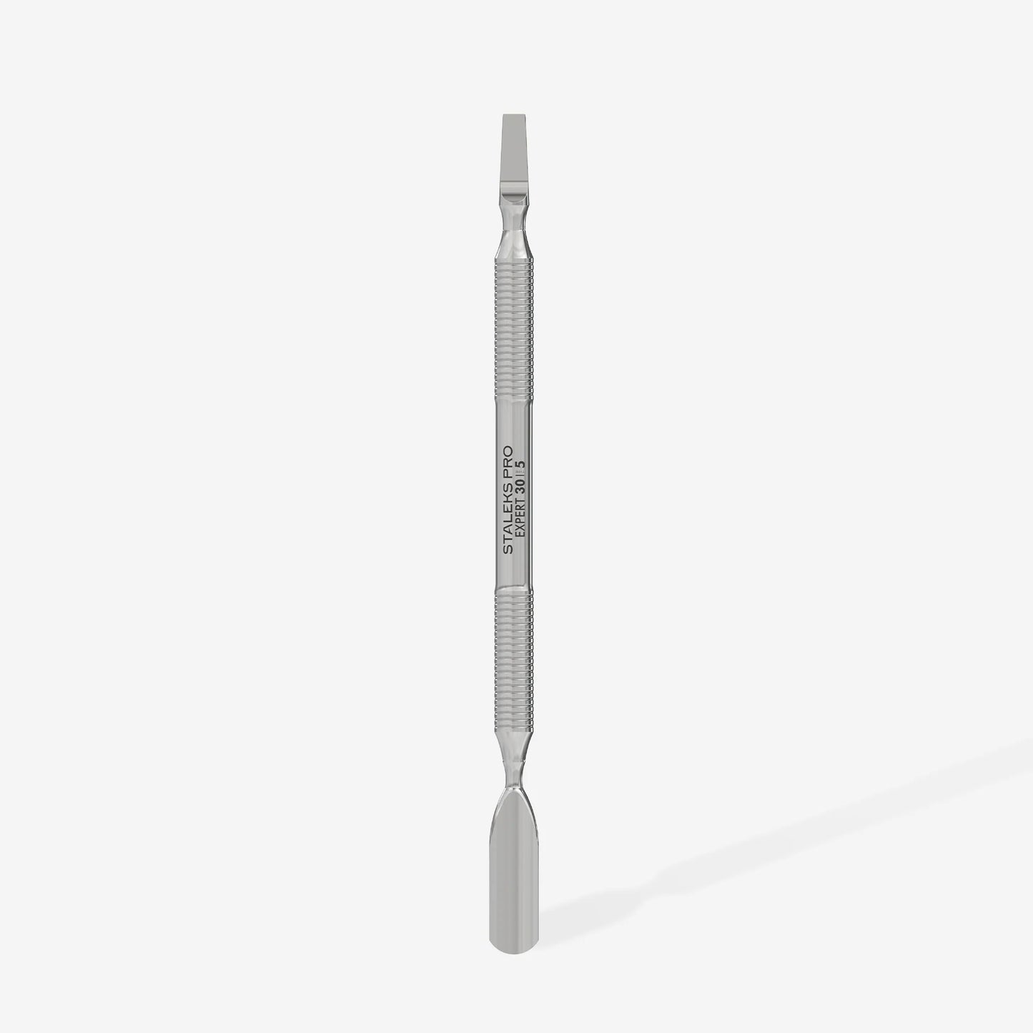 Spatola per manicure (pusher largo arrotondato + lama dritta larga) EXPERT 30 TYPE 5
