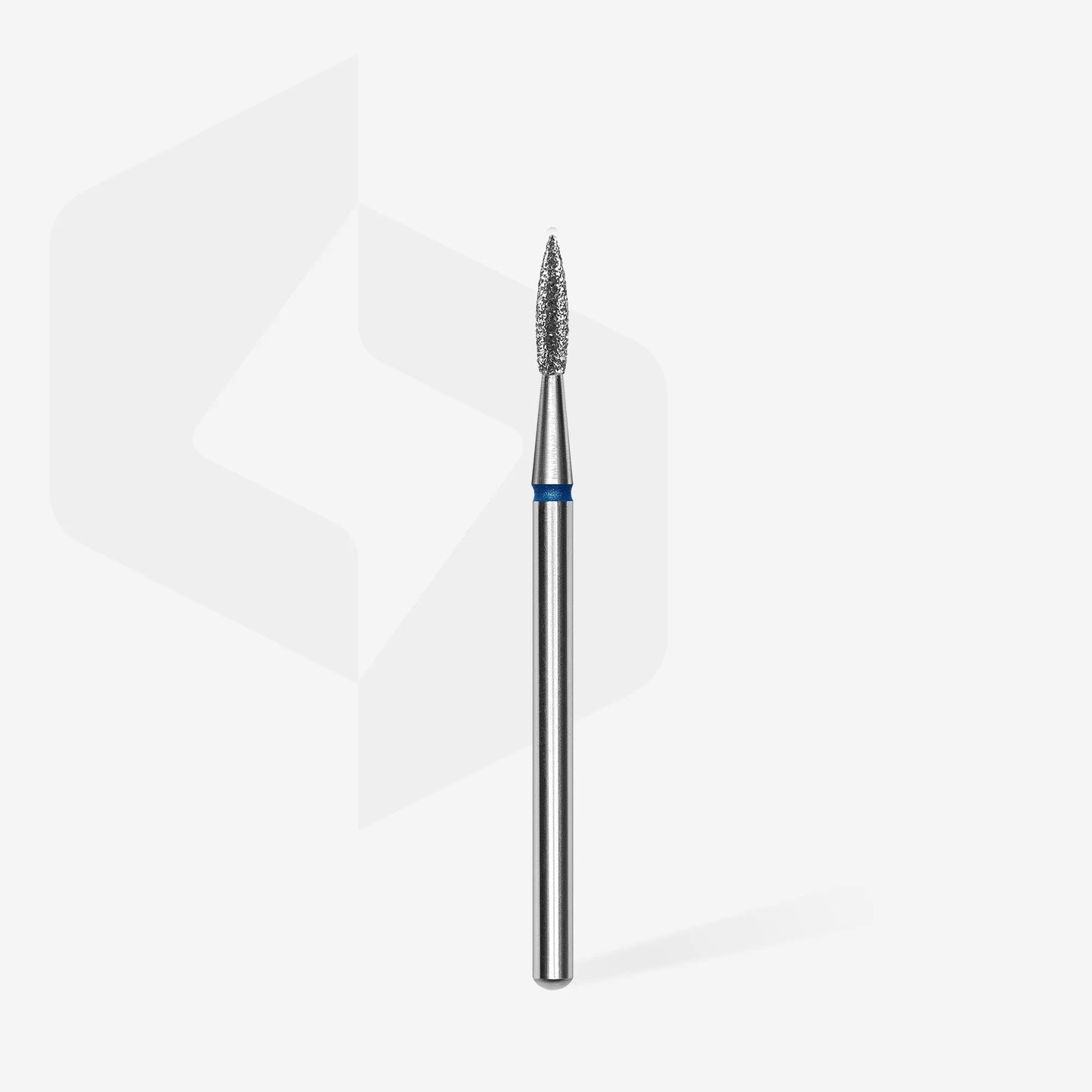 Punta diamantata per unghie a punta fiamma blu EXPERT diametro 1,8 mm / parte operativa 8 mm