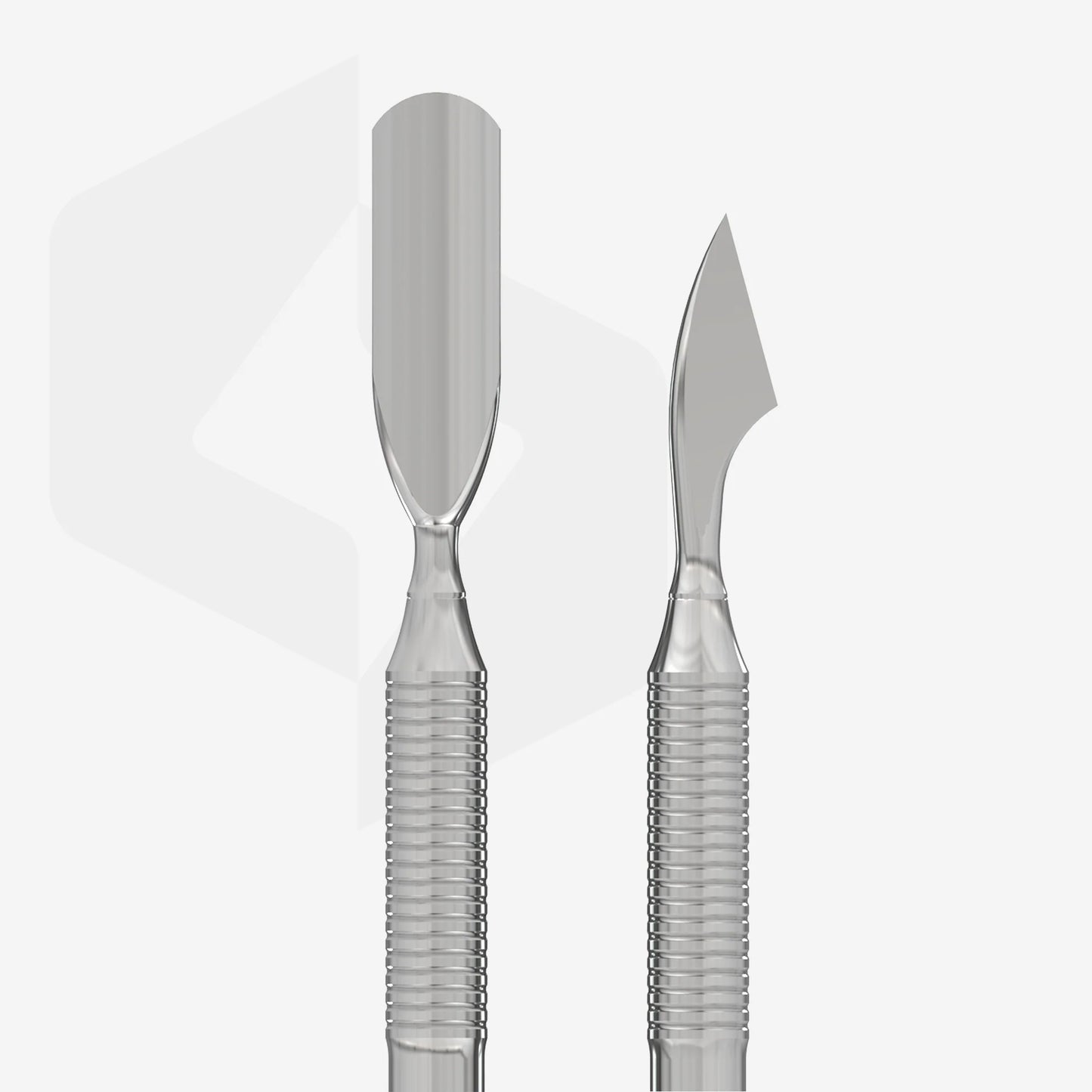 Spatola per manicure (pusher largo arrotondato + ascia) EXPERT 30 TYPE 3