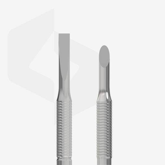 Spatola per manicure (pusher obliquo + pusher arrotondato) EXPERT 90 TYPE 5